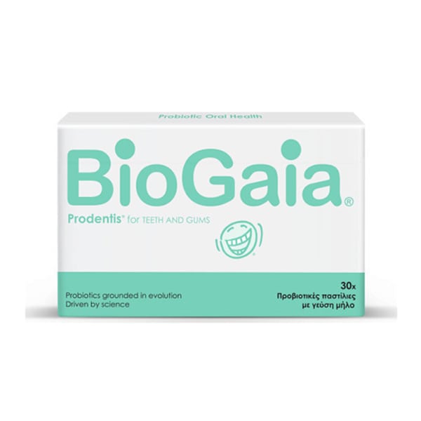 BioGaia Prodentis Probiotic Apple Flavored Lozenges 30 copë