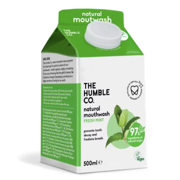The Humble Co. Natural Mouthwash Fresh Mint 500 ml