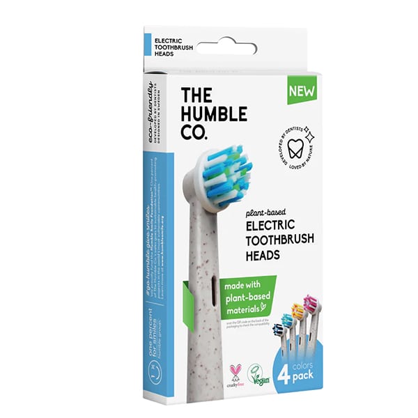 The Humble Co Plant-Based Electric Toothbrush Heads Oral-B 4 copë