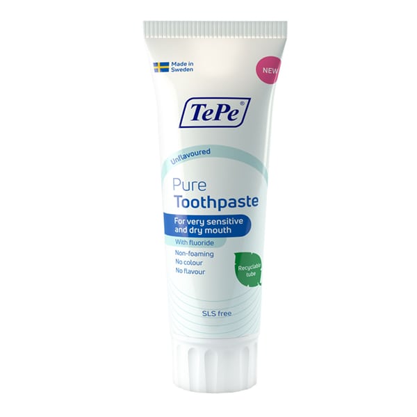 TePe Pure Toothpaste Unflavoured 75 ml