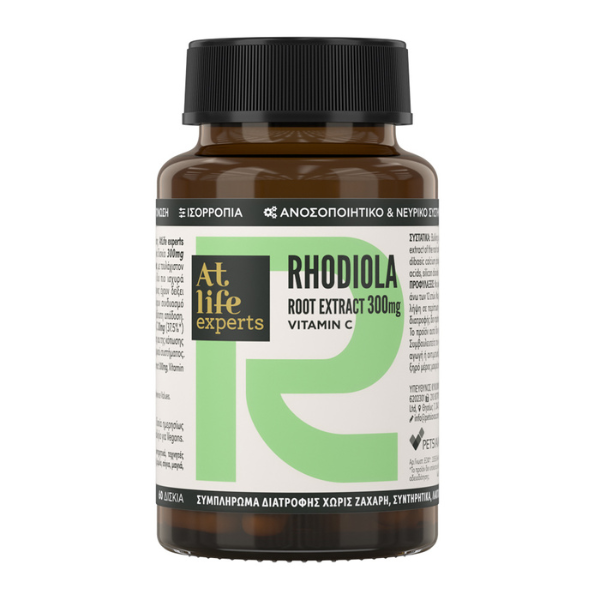 AtLife Experts Rhodiola 300mg & Vitamin C 60 tableta