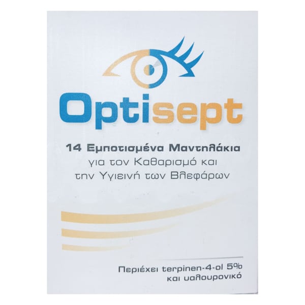Optisept Eyelid Pads 14 copë