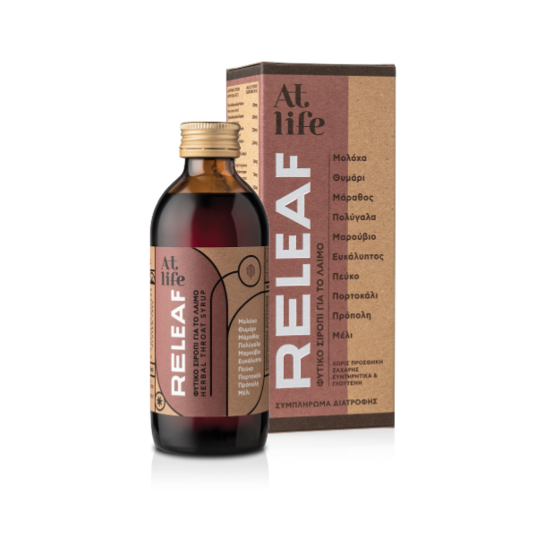 AtLife Releaf Herbal Cough Syrup with Mallow & Thyme 150 ml