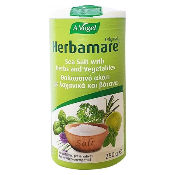 A. Vogel Herbamare Original Sea Salt with Vegetables, Herbs & Ocean Algae with Very Low Sodium Content 250gr