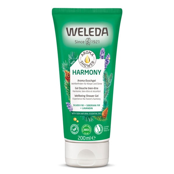 Weleda Aroma Shower Harmony Wellbeing Shower Gel with Silver Fir, Siberian Fir & Lavandin 200 ml