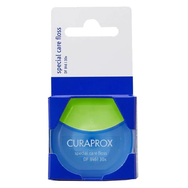 Curaprox DF 846 Special Care Floss Fije dentare për implante 30 fije