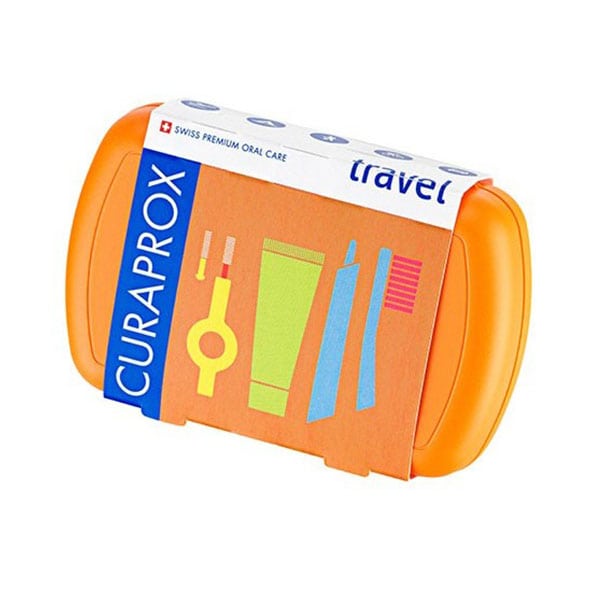Curaprox Travel Set with Toothpaste, 10ml, Toothbrush, Interdental Brush & Box 1set - Eksplorues