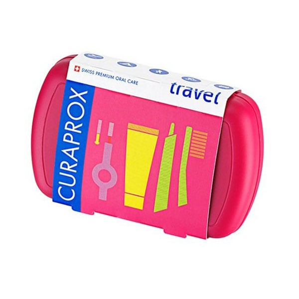 Curaprox Travel Set with Toothpaste, 10ml, Toothbrush, Interdental Brush & Box 1set - Yll në Ngritje