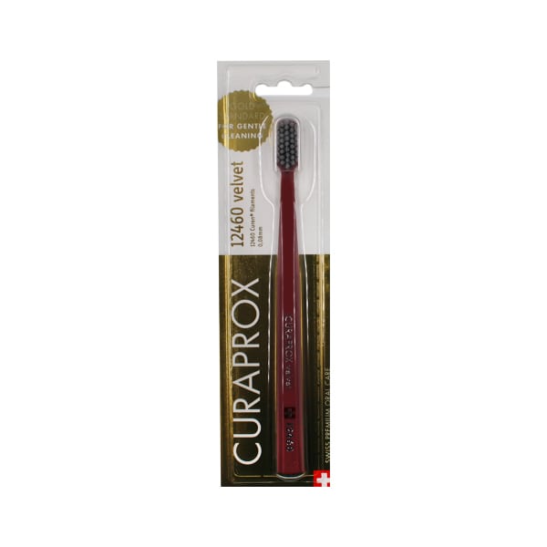Curaprox Velvet 12460 Ultra Soft Toothbrush 1 copë - Gri-Tullë