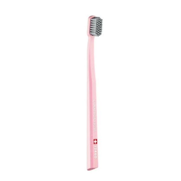 Curaprox Velvet 12460 Ultra Soft Toothbrush 1 copë - Rozë-Gri