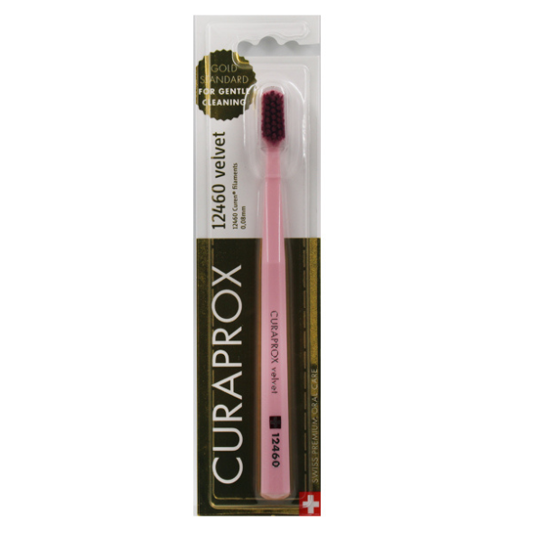 Curaprox Velvet 12460 Ultra Soft Toothbrush 1 copë - Rozë-Fuksia