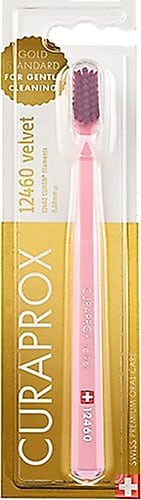 Curaprox Velvet 12460 Ultra Soft Toothbrush 1 copë - rozë-vjollcë