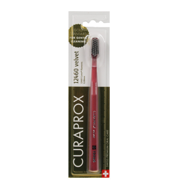 Curaprox Velvet 12460 Ultra Soft Toothbrush 1 copë - Mollë e kalbur - Gri
