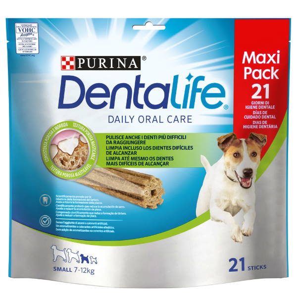 Purina Dentalife Daily Oral Care Snack Small 7-12kg 21 copë