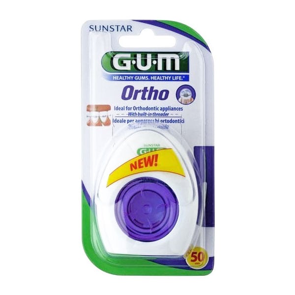 Gum Ortho Dental Floss for Orthodontic Appliances 50 fije