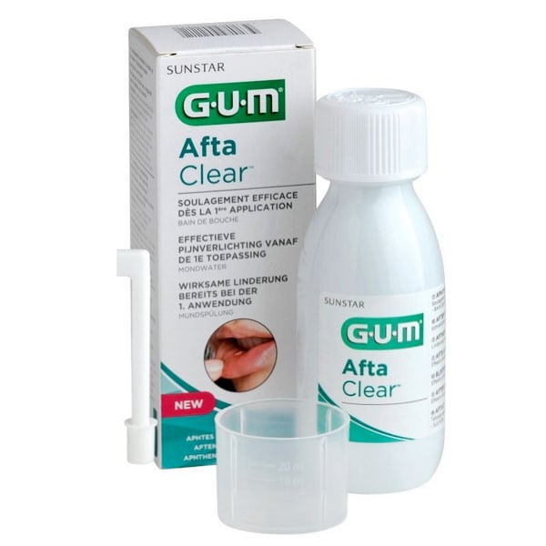 Gum Afta Clear Mouthrinse 120 ml