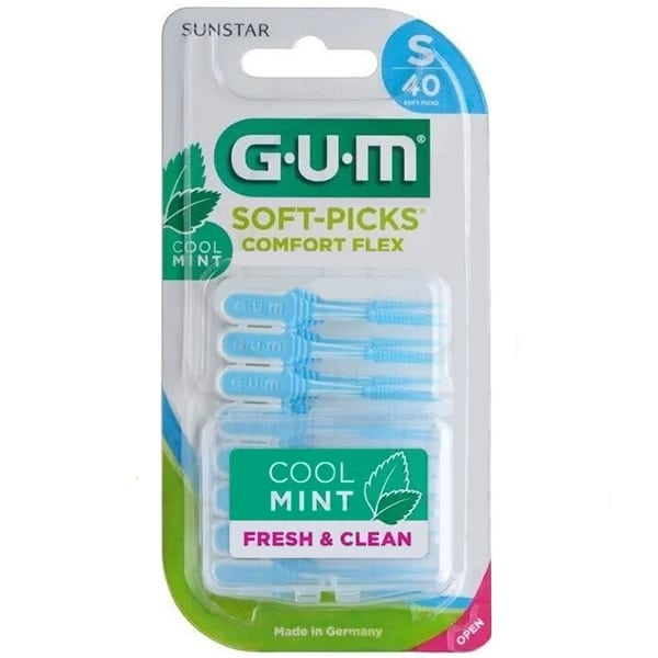 Gum 669 Soft Picks Comfort Flex Cool Mint Small 40 copë