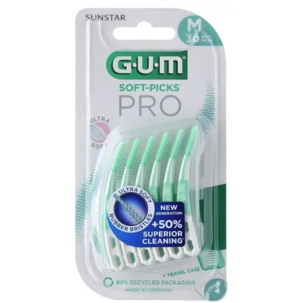 Gum Soft Picks Pro Interdental Cleaners Medium 30 copë