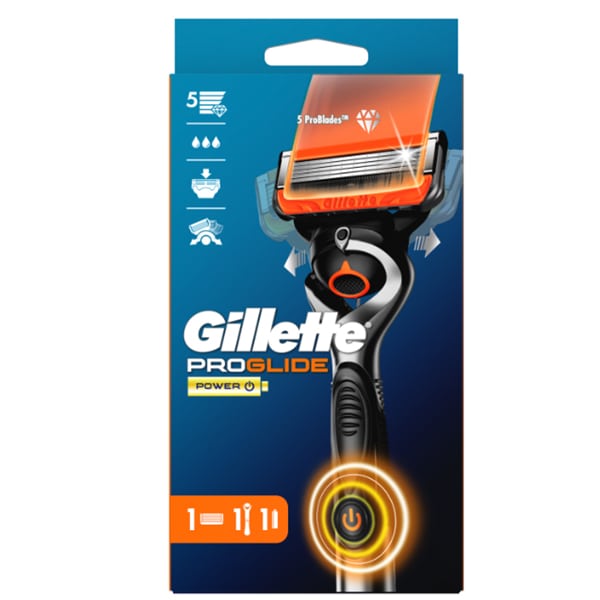 Gillette ProGlide Power Shaver, 1pc & Replacement Head, 1pc 1 set