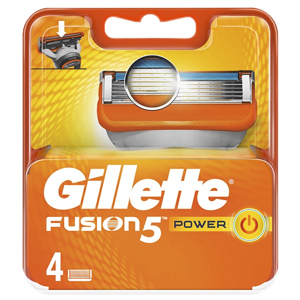 Gillette Fusion5 Power Razor Blade Refills 4 copë