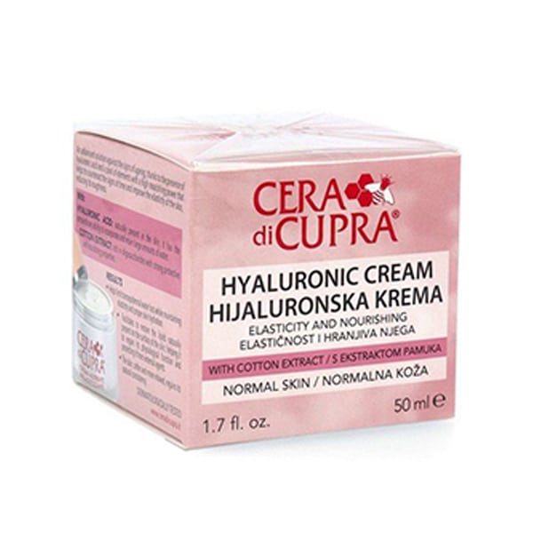 Cera Di Cupra Hyaluronic Cream with Cotton Extract for Normal Skin 50 ml
