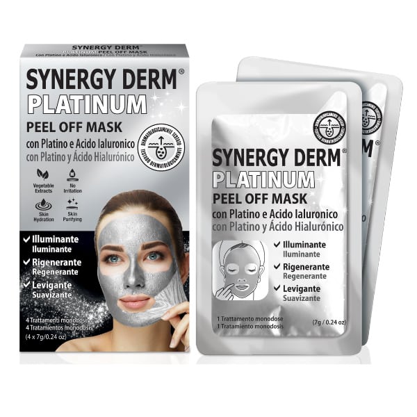 Fadopharm Synergy Derm Platinum Peel Off Mask with Platinum & Hyaluronic Acid 4 copë