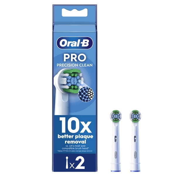 Oral-B Pro Precision Clean Electric Toothbrush Replacement Heads 2 copë
