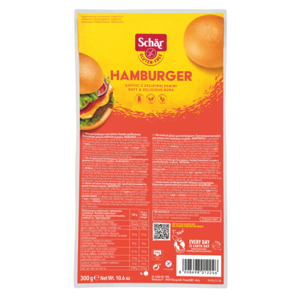 Schar Hamburger Buns 300g