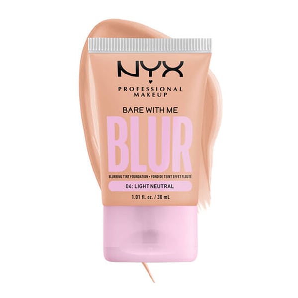 NYX PROFESSIONAL MAKE UP Bare With Me Blur TiNt FouNdatioN 30ml - 04 Neutral i Lehtë