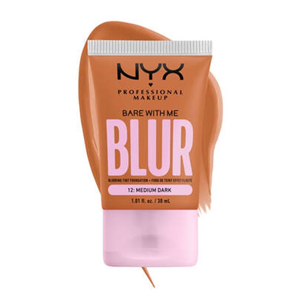 NYX PROFESSIONAL MAKE UP Bare With Me Blur TiNt FouNdatioN 30ml - 12 të errëta mesatare
