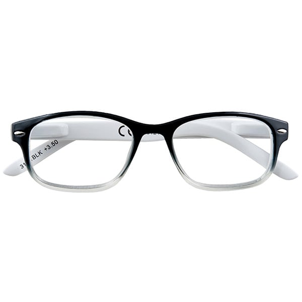 Zippo Eyewear Reading Glasses Black-White Frame (31Z-B1) 1 copë
