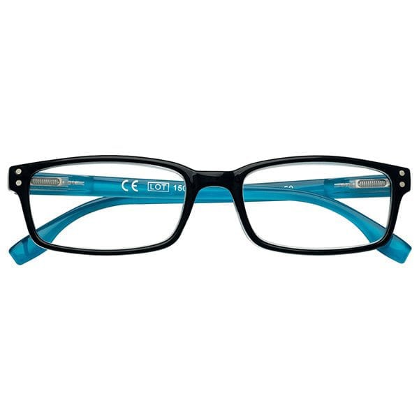 Zippo Eyewear Reading Glasses Black with Blue Frame (31Z-B15-BLB) 1 copë