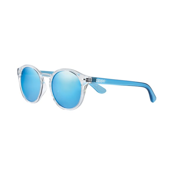 Zippo Eyewear Sunglasses Transparent Light Blue Mirror (OB137-03) 1 copë