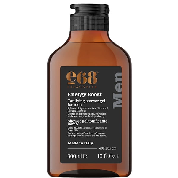 E68 Energy Boost Tonifying Shower Gel for Men 300 ml