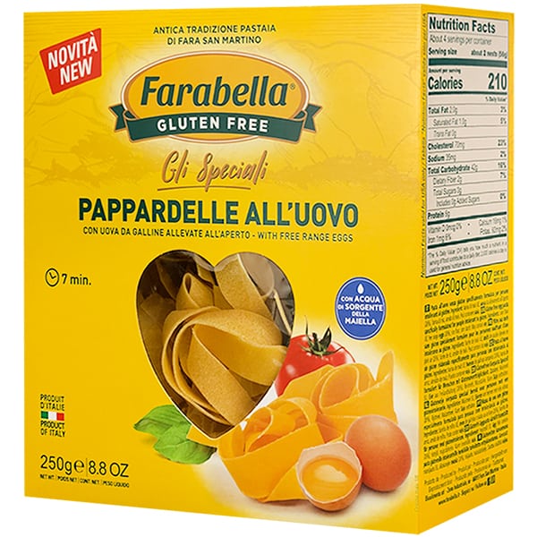 Farabella Pappardelle Gluten Free Egg 250gr