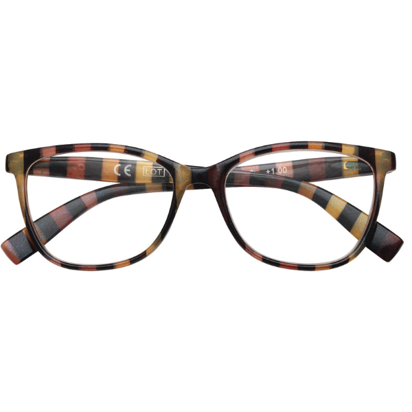 Zippo Eyewear Reading Glasses Brown Black Stripes (31Z-B28-NST) 1 copë
