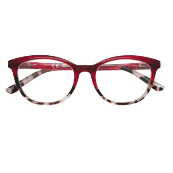 Zippo Eyewear Reading Glasses Red-Leopard (31Z-PR101) 1 copë