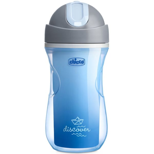 Chicco Sport Cup Insulated Bottle Army Blue 14m+ 266 ml