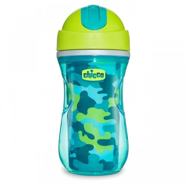 Chicco Sport Cup with Silicone Straw 14m+ 266ml - Jeshile Ushtarake