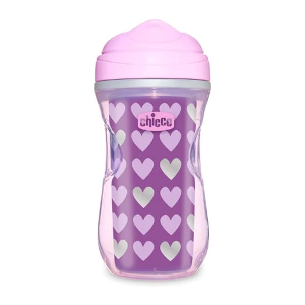 Chicco Active Cup Insulated Bottle 14m+ 266ml - Zemra të purpurta