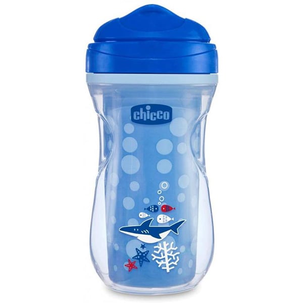 Chicco Active Cup Insulated Bottle 14m+ 266ml - Pika Blu