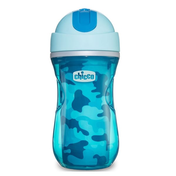 Chicco Sport Cup with Silicone Straw 14m+ 266ml - blu
