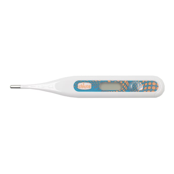 Chicco Digi Baby 3-in-1 Digital Thermometer (09059) 1 copë - Blu-Portokalli