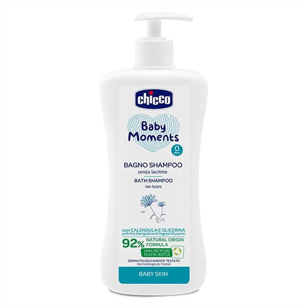 Chicco Baby Moments Bath Shampoo No Tears 0m+ 500 ml