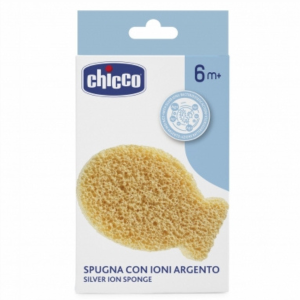 Chicco Baby Silver Ion Sponge 6m+ 1 copë