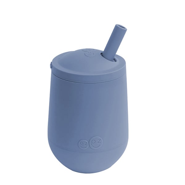 Ezpz Trainer Mini Cup with Straw 1 copë - Indigo