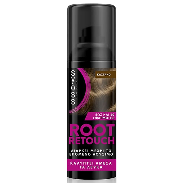 Syoss Root Retouch Spray Temporary Color Brown 120 ml