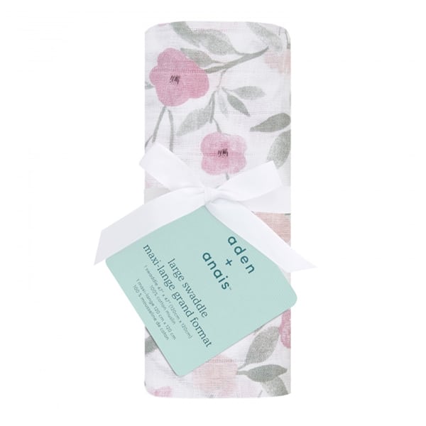 Aden + Anais Boutique Cotton Muslin Swaddle Ma Fleur - Garden Party 1 copë