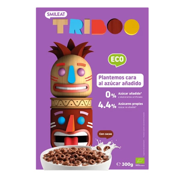 Smileat Triboo Children's Cereal with Cocoa Rings 300g