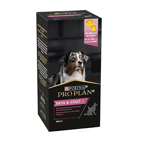 Purina Pro Plan Skin & Coat+ Dog Supplement Oil 250 ml